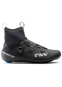 Rennradschuhe Northwave Celsius R Arctic GTX Herren (Gr 42,5 |grau/schwarz |wasserdicht)