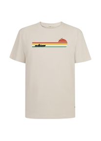 Greenbomb Nature Canoe River Fusion T-Shirt T-Shirt Herren (Gr XL |beige)