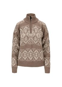 Dale of Norway Roset Windproof Sweater Wollpullover Damen (Gr L |braun)