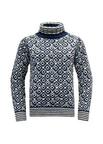 DEVOLD Svalbard Sweat Highneck Wollpullover Reisen (Gr M |grau)