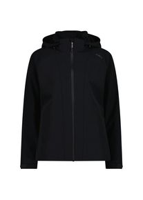 CMP Jacket Zip Hood Stretch Softshell Softshelljacke Damen (Gr 36 |schwarz |wasserdicht)