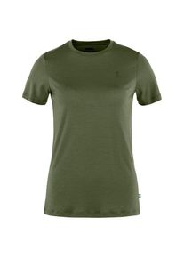 Fj&auml;llr&auml;ven Fj&auml;llr&auml;ven Abisko Wool S/S T-Shirt Damen (Gr XS |oliv)