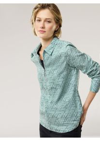 Walbusch Kuschelflanell Zip-Bluse