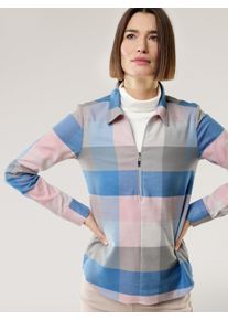 Walbusch Kuschelflanell Zip-Bluse