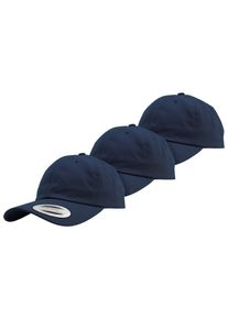 Flexfit Damen Flex Cap "Flexfit Low Profile Cotton Twill 3-Pack"navy, navy, navy, casual, 100% Baumwolle, Caps