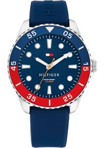Tommy Hilfiger Herren Quarzuhr "OCEANIC"blau, blau, Armbanduhren, Armbanduhr, Herrenuhr, Silikonarmband, analog