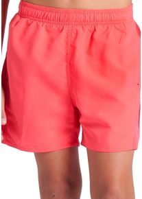 arena Kinder Badeshorts "FUNDAMENTALS arena LOGO JR BOXER R"calypso coral, schwarz lila, sportlich, Gr. 140, Obermaterial: 100% Polyester, Badehosen