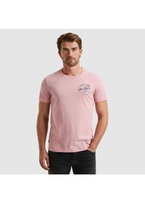 PME-Legend PME LEGEND Herren T-Shirt "Short sleeve r-neck single jersey play"moonlight mauve, casual, Gr. XXXL, bedruckt, Jersey, Obermaterial: 100% Baumwolle,