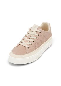 Marc O'Polo MARC O'POLO Damen Sneaker "aus Veloursleder mit Ripsband", Gr. 42chalky peach, Obermaterial: 100% Leder (Rind), unifarben, Schuhe