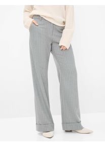 Brax Damen Palazzohose Style MAINE SMOKE GREY, grau, Gr. 40