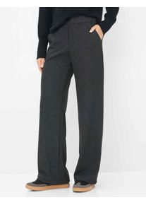 Brax Damen Flatfronthose Style MAINE SHADOW, dunkelgrau, Gr. 48