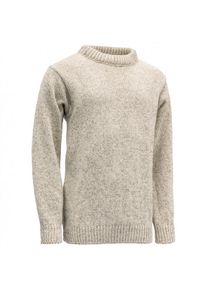 Woll- & Merinopullover DEVOLD Nansen Sweater Crew Neck (Gr XS |beige/grau)
