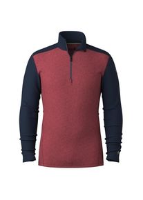 Funktionsshirt Smartwool Classic Thermal Merino Base Layer 1/4 Zip Boxed Herren (Gr S |rot)