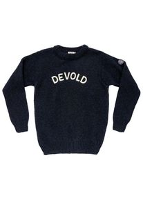 DEVOLD Nansen Legacy Sweater Wollpullover (Gr M |schwarz/blau)