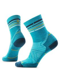 Merinosocken Smartwool Run Zero Cushion Mid Crew Damen (Gr L |türkis)