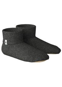 Smartwool Second Cut Fleece Slipper Hausschuhe Herren (Gr L |grau/schwarz)