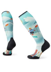 Smartwool Ski Targeted Cushion Snow Bunny Print OTC Skisocken Damen (Gr S |bunt)