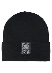 Elevenate Skier Beanie Mütze Ski (Gr One Size |schwarz)