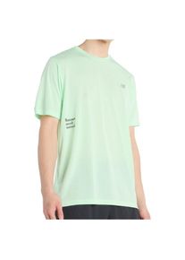 Laufshirt New Balance Athletics Graphic T-Shirt Herren (Gr L |grün)