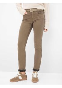Brax Damen Five-Pocket-Hose Style MARY CARAMEL, denim hellbraun, Gr. 40K