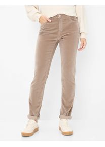 Brax Damen Five-Pocket-Hose Style MARY LIGHT WALNUT, hellbraun, Gr. 48K