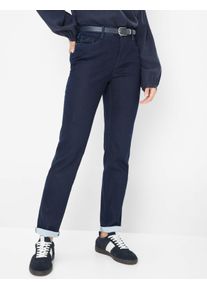 Brax Damen Five-Pocket-Hose Style CAROLA CLEAN DARK BLUE, denim dunkelblau, Gr. 42L