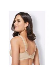 B&uuml;gelloser BH Speidel, Damen, Gr. 80, Cup E, beige (puder), 80% Baumwolle, 17% Polyester, 3% Elasthan, BHs