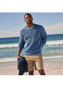 LANDS' END Chino-Shorts mit Stretch, Classic Fit, Herren,  Beige, Baumwoll-Mischung, by Lands' End