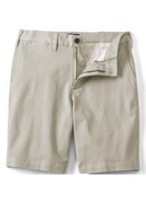 LANDS' END Chino-Shorts mit Stretch, Classic Fit, Herren,  Grau, Baumwoll-Mischung, by Lands' End