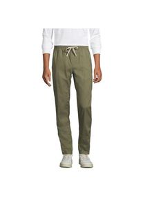 LANDS' END Schlupfbund-Chino, Herren,  Gr&uuml;n, Baumwolle/Leinen, by Lands' End