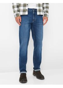 Brax Herren Five-Pocket-Hose Style COOPER DARK BLUE USED, denim blau, Gr. 32/30