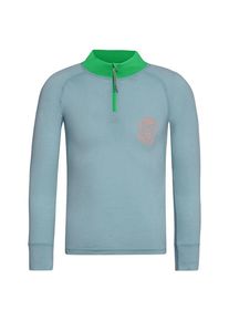 Namuk Honu Merino Half-Zip Longsleeve Merinounterw&auml;sche Kinder (Gr&ouml;&szlig;e 116/122 |t&uuml;rkis)