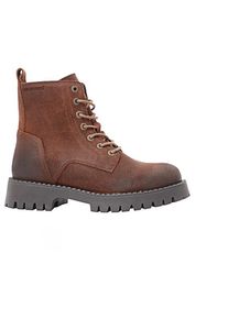 Freizeitstiefel Ten Points Penny Lace Suede Boots Damen (Gr 40 |braun)