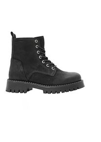 Ten Points Penny Lace Suede Boots Freizeitstiefel Damen (Gr 41 |schwarz)