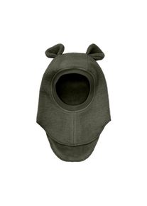 Huttelihut Balaclava Ears Wool Sturmhaube Kinder (Gr 48 cm - 0-12 Months |oliv)