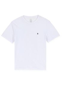 Volcom Stone Blanks BSC S/S T-Shirt Herren Alltag (Gr L |weiß)