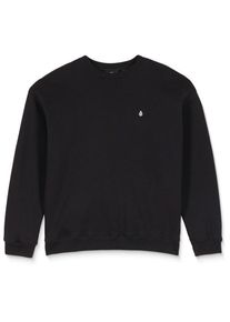 Volcom Single Stone Crew Pullover Herren (Gr XXL |schwarz)