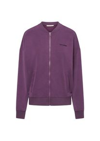 Sweat- & Trainingsjacke Hey Honey Bomber Jersey Jacket Damen (Gr L |lila)
