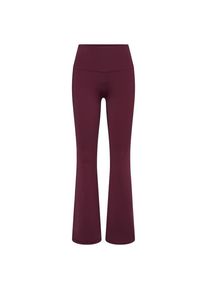 Hey Honey High-Waist Flared Leggings Always Dressed Trainingshose Damen (Gr L |rot)