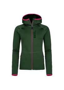 Elevenate Skiers Fleece Hood Fleecejacke Damen Ski (Gr XS |gr&uuml;n)