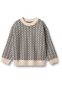 Wheat Elias Wollpullover Kinder (Gr 128 |grau)
