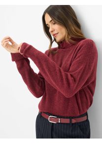 Brax Damen Strickpullover Style LISA mulberry, dunkelrot, Gr. 44