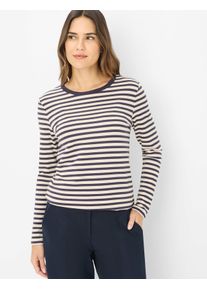 Brax Damen Langarmshirt Style CARINA L midnight blue, dunkelblau, Gr. 46