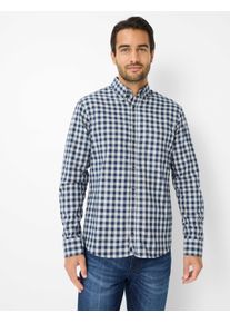 Brax Herren Hemd Style DANIEL universe, Blau, Gr. XS