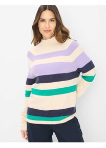 Brax Damen Strickpullover Style LEA gentle lilac, mehrfarbig, Gr. 46