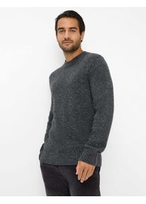 Brax Herren Strickpullover Style BUDDY cement, dunkelgrau, Gr. XS