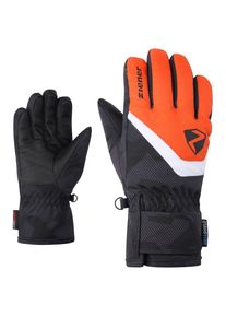 Ziener Loriko AS Handschuhe Kinder Ski (Gr 4,5 |schwarz |wasserdicht)