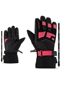 Ziener Lukian-Z AS Handschuhe Kinder (Gr 3,5 |schwarz |wasserdicht)