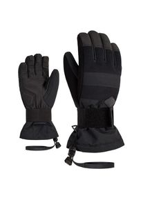 Ziener Manu-Z AS Handschuhe Kinder (Gr XL |schwarz |wasserdicht)