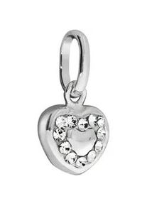 Kettenanh&auml;nger Vivance "925/- Sterling Silber Kristall wei&szlig;", wei&szlig;, Schmuckanh&auml;nger, Damen, one-size, Silber 925 (Sterlingsilber), 0,9 g, Kettenanh&auml;nger